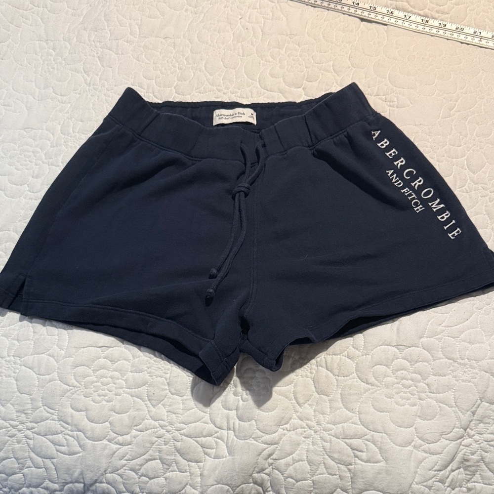 Abercrombie & Fitch Navy Athletic Shorts